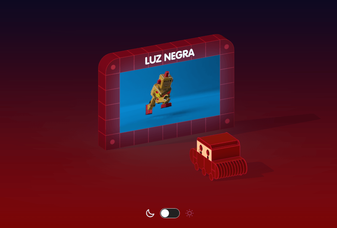 Luz Negra · 3D Interactivo - 3D Interactivo · Desarrollo Creativo