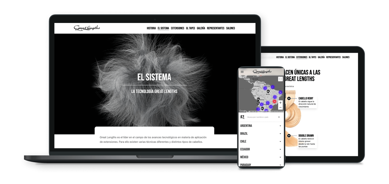 Great Lengths - Diseño y Desarrollo Web